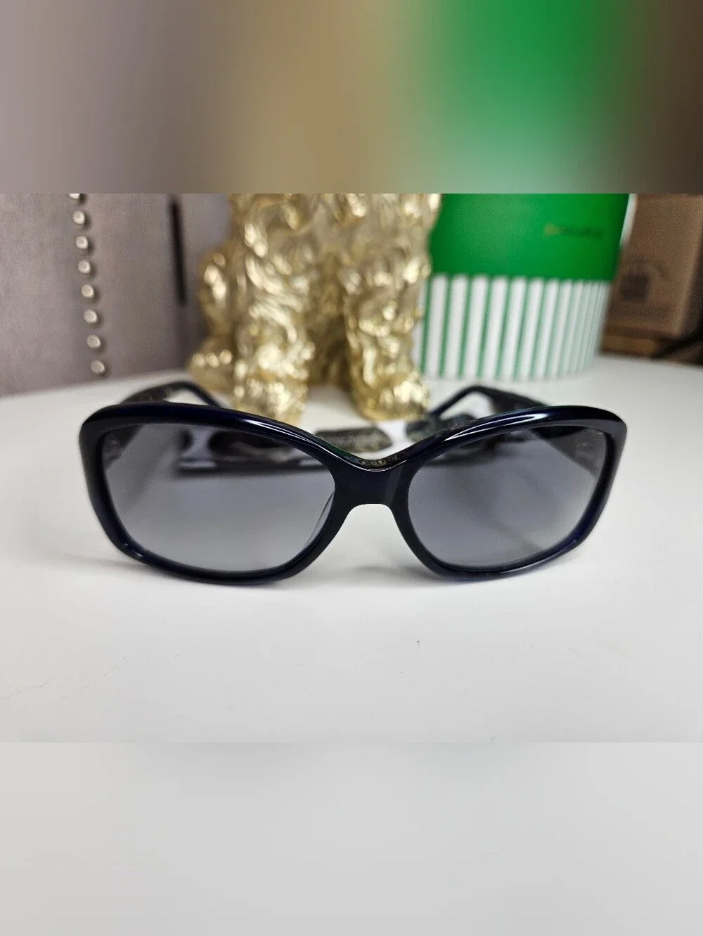 Kate Spade Navy Blue Annika Square Sunglasses